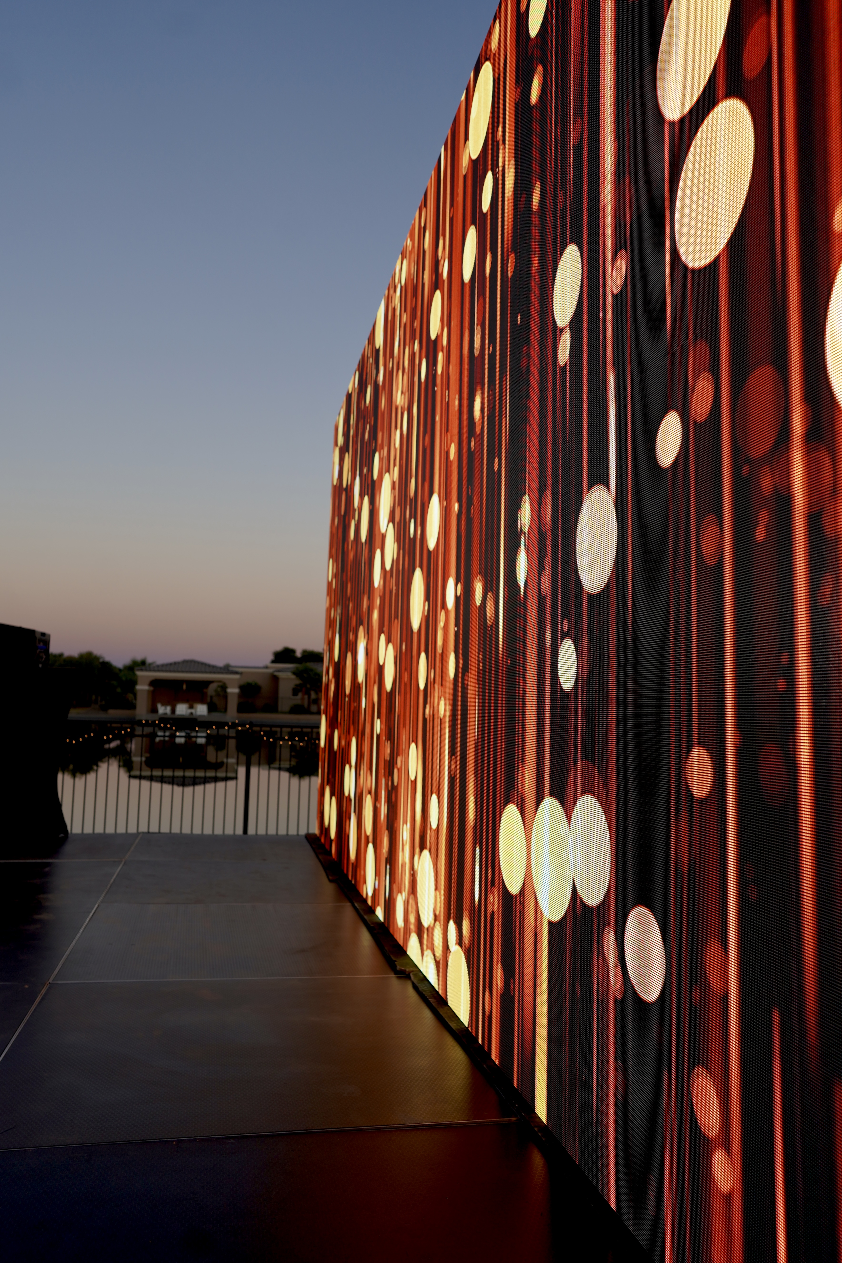The Led Wall Rear Ripchord Entertainment